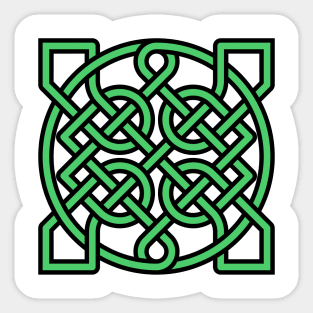 Celtic Ornamental Knot Geometric Design 1 Sticker